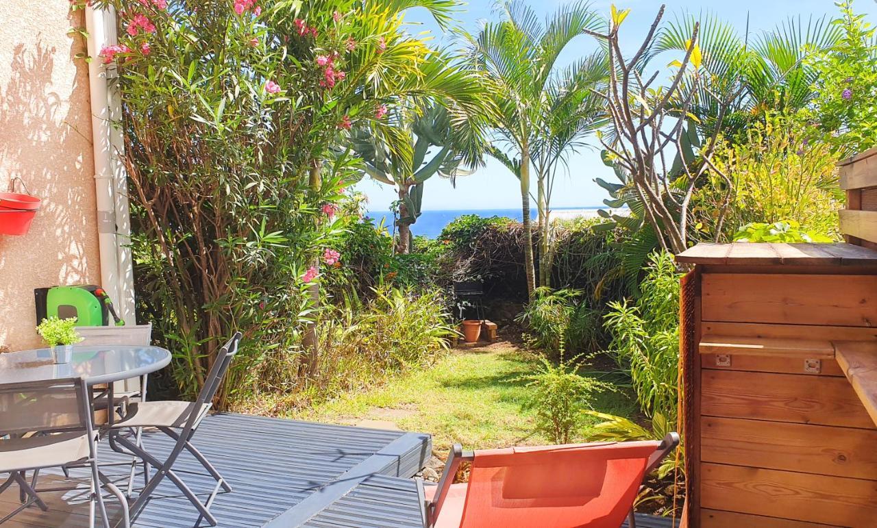 Le Jardin Des Tuit Tuit * Vue Mer * Cozy Saint-Leu Exterior foto